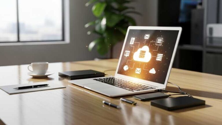 Descubra a importância do armazenamento e backup no marketing digital, conheça HDs externos, SSDs portáteis, pen drives e nuvem